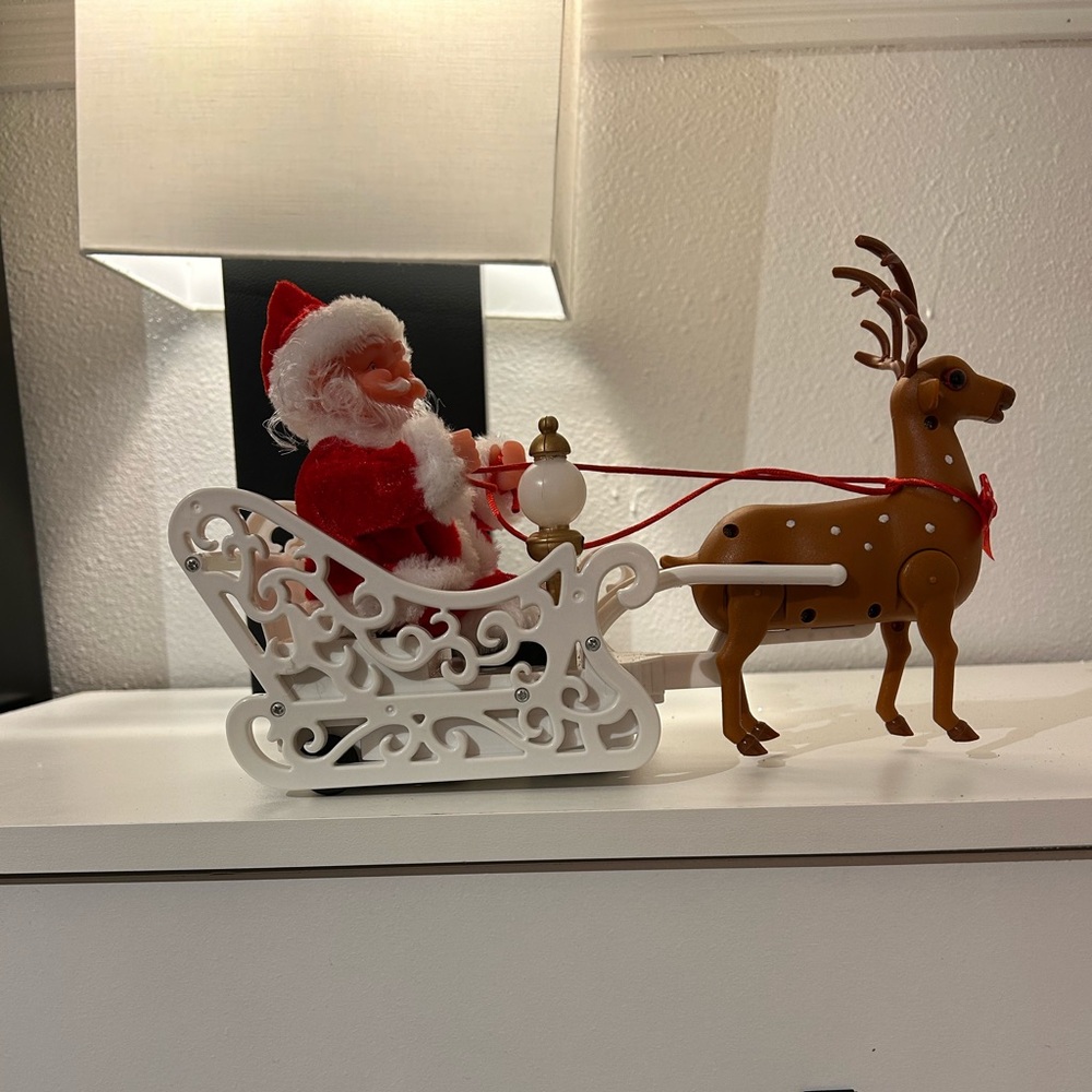 Christmas Santa in a Sleigh